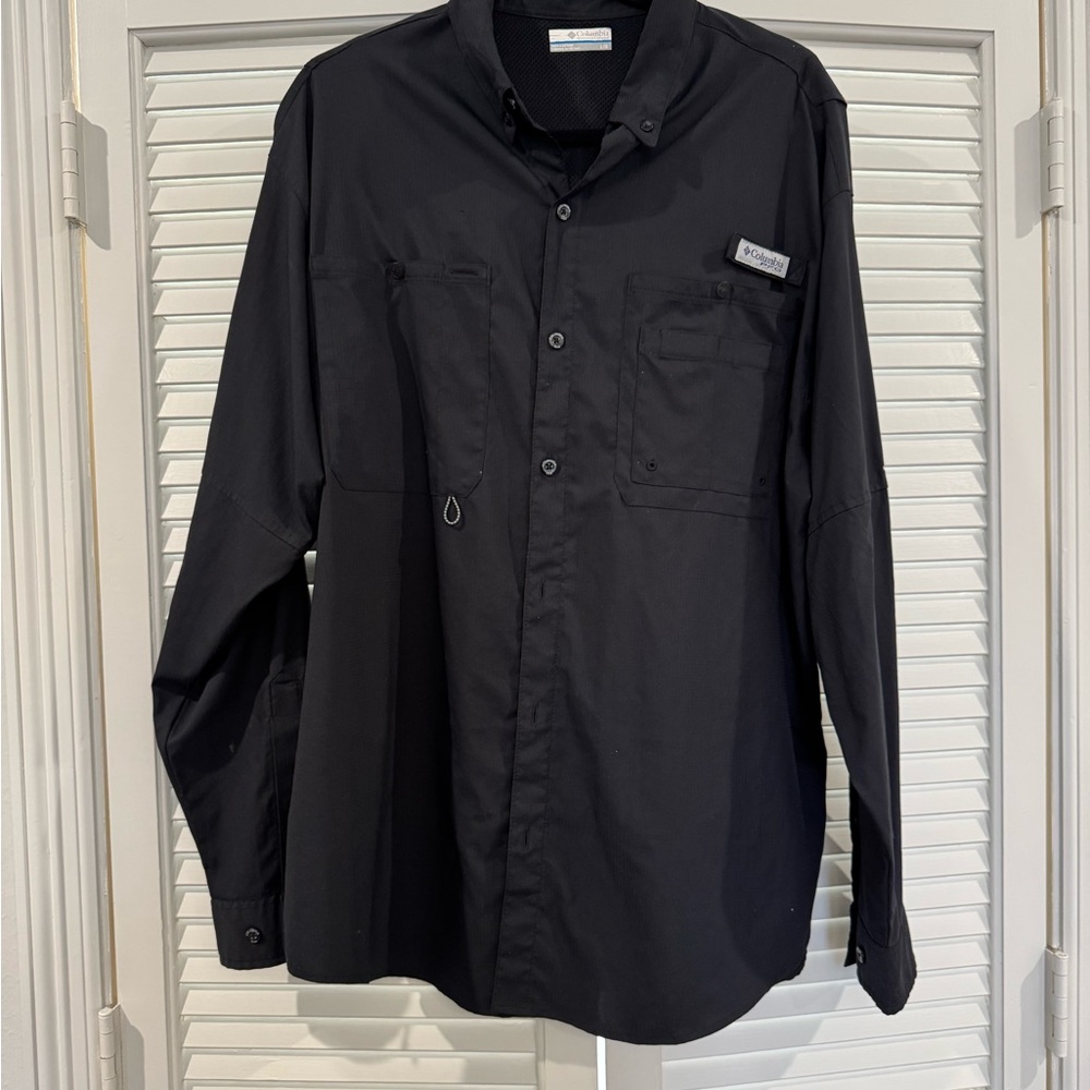 Columbia Black Mesh Shirt